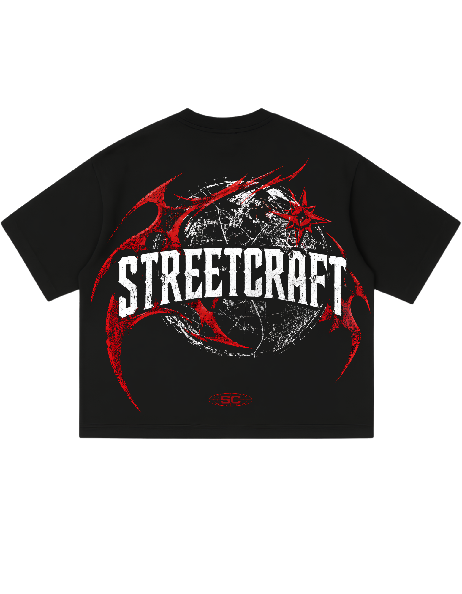 STREETCRAFT CHAOS BOXY FIT TEE