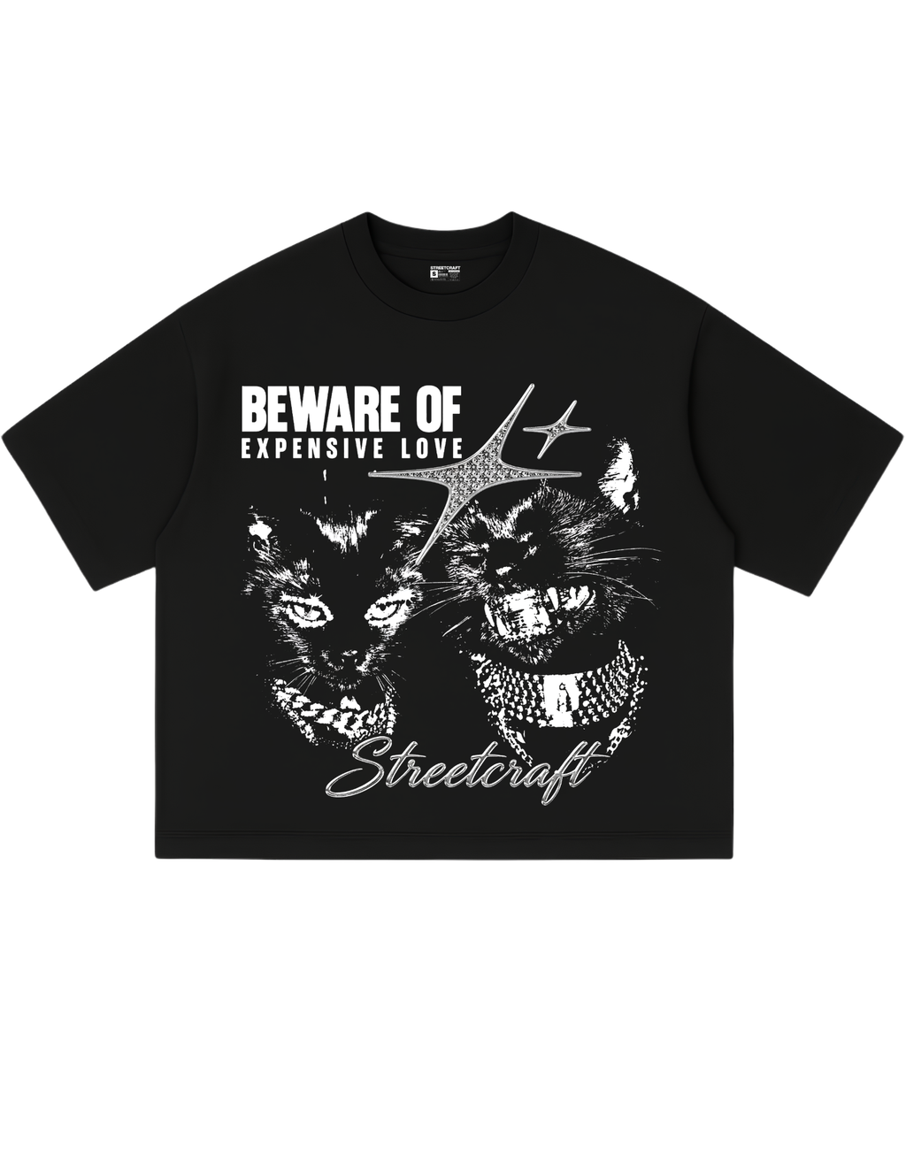 STREETCRAFT EXPENSIVE LOVE BOXY TEE