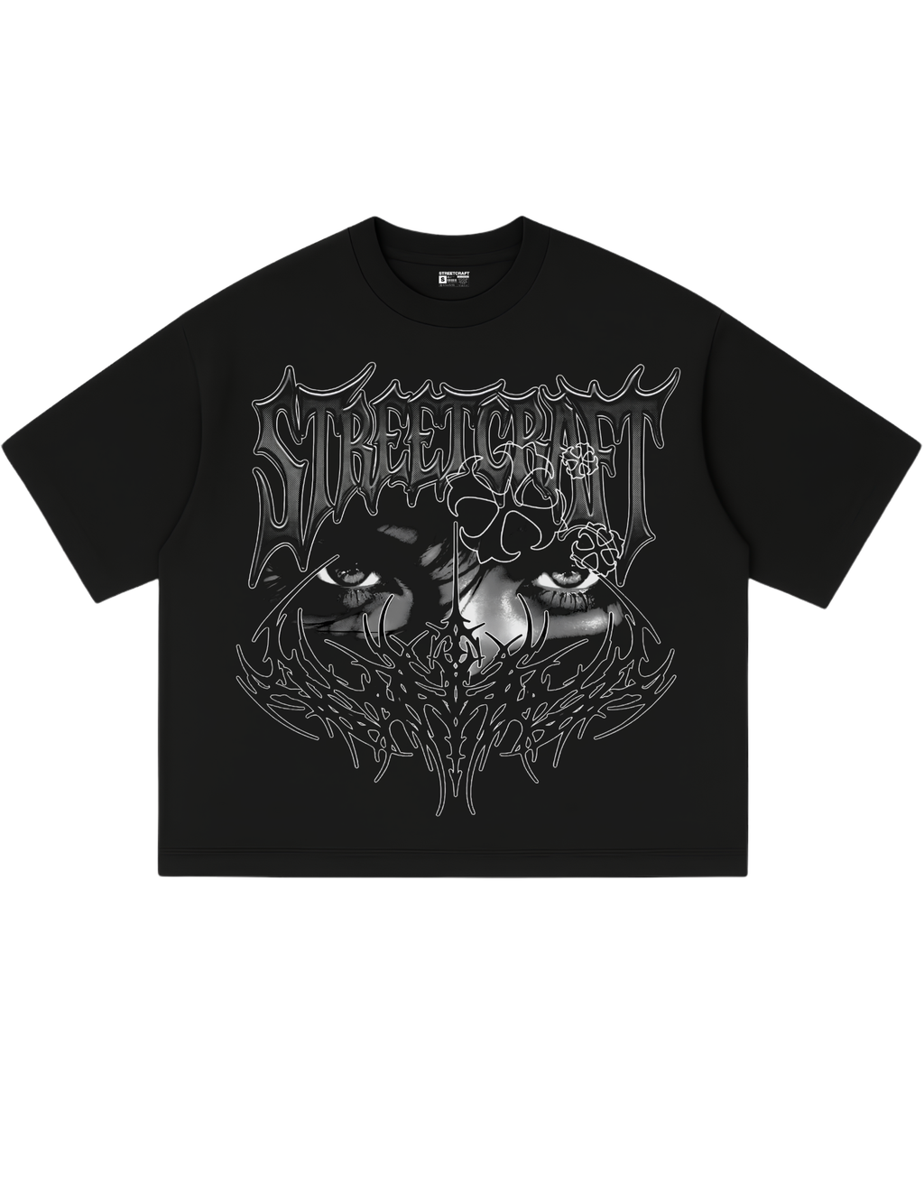 STREETCRAFT VEILED GAZE BOXY TEE