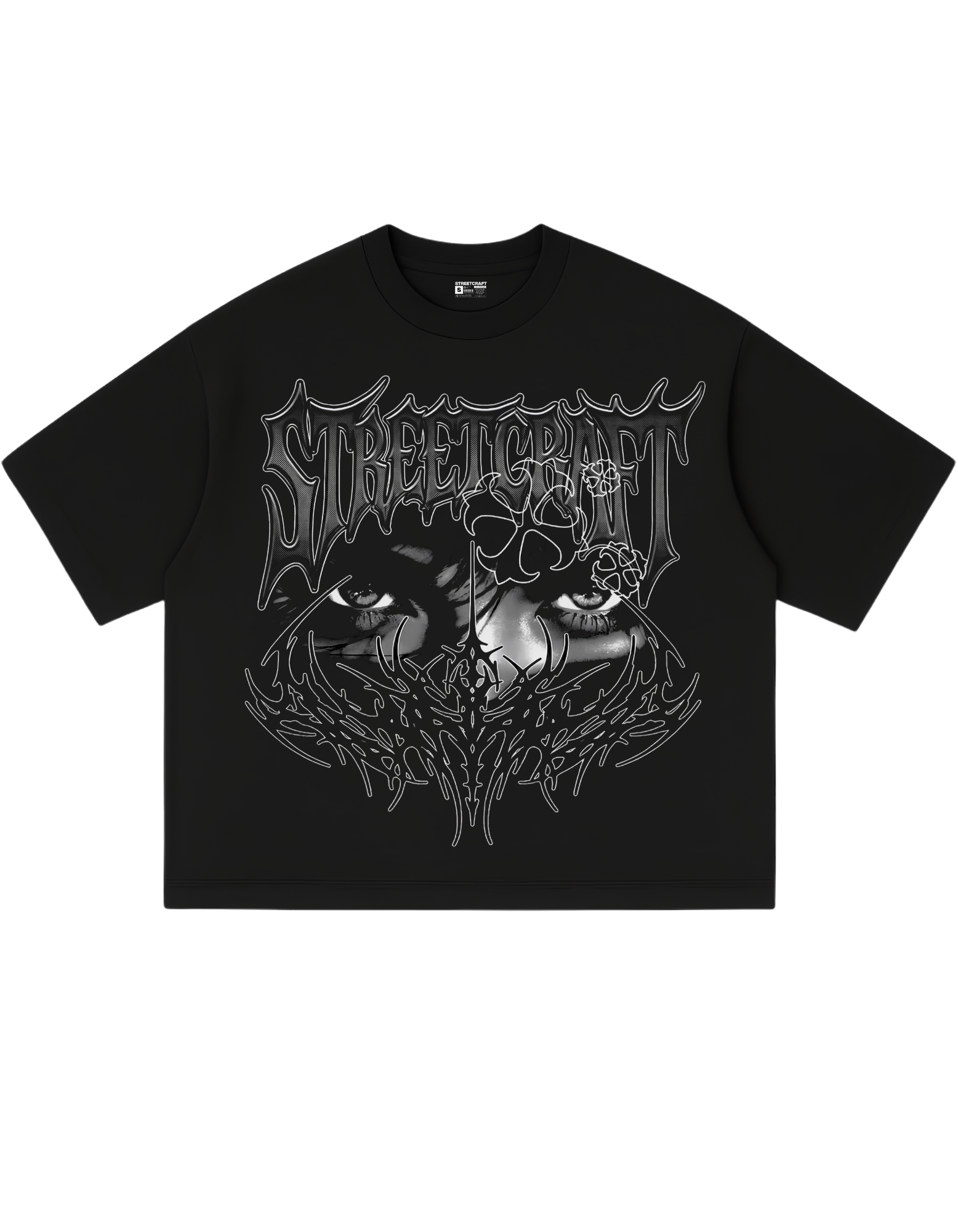 STREETCRAFT VEILED GAZE BOXY TEE