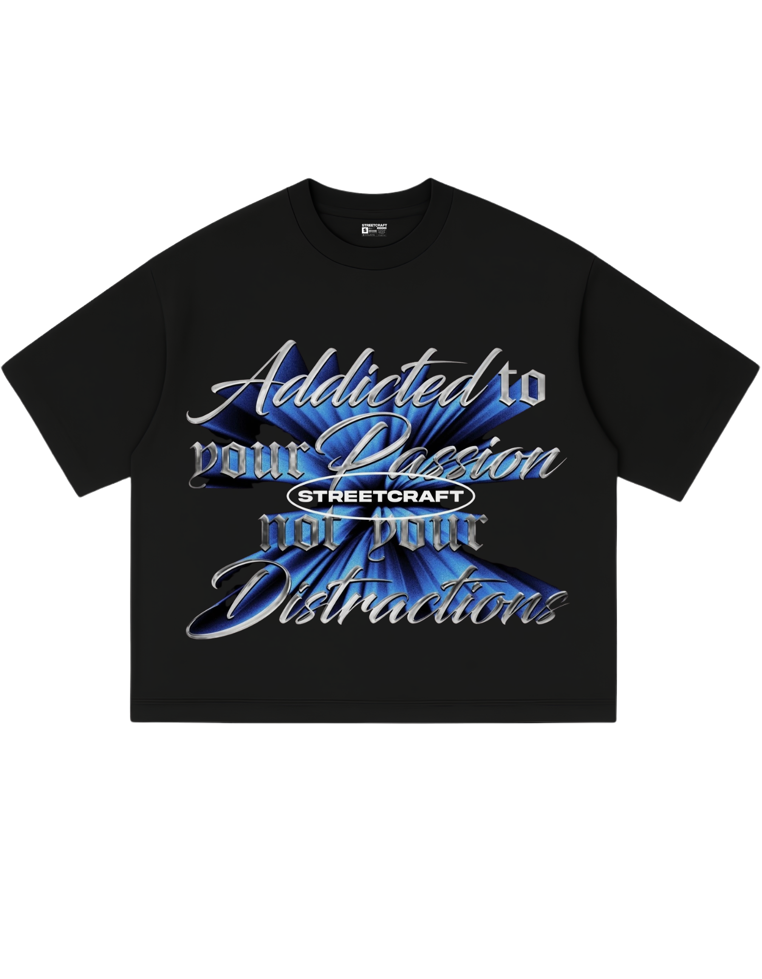 STREETCRAFT PASSION OVER DISTRACTION BOXY TEE