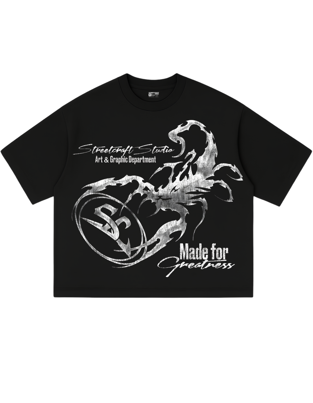 STREETCRAFT MADE FOR GREATNESS BOXY TEE