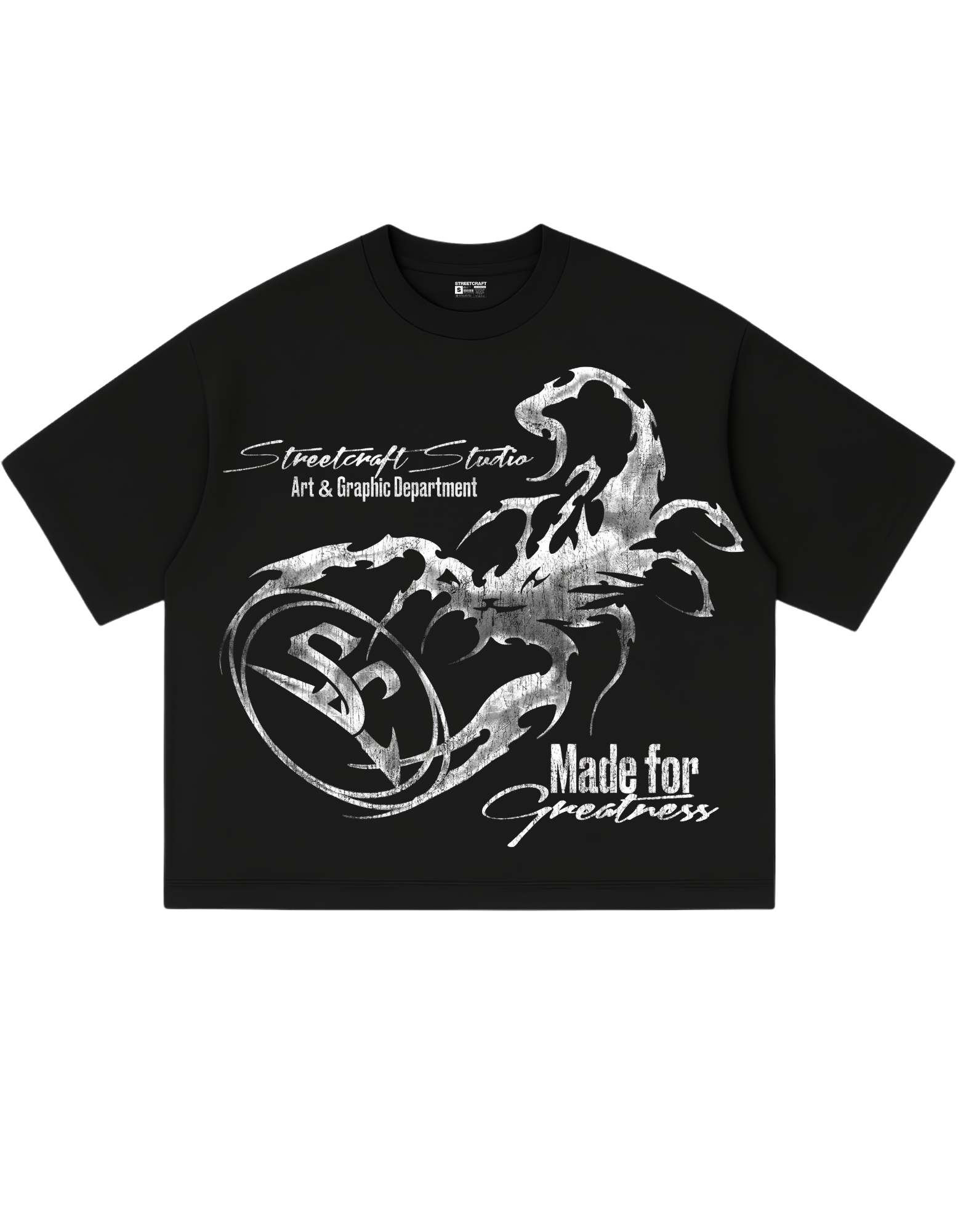 STREETCRAFT MADE FOR GREATNESS BOXY TEE
