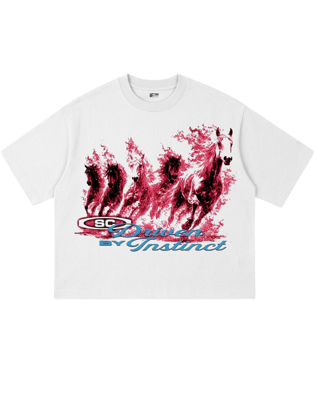 STREETCRAFT DRIVEN BY INSTINCT BOXY TEE