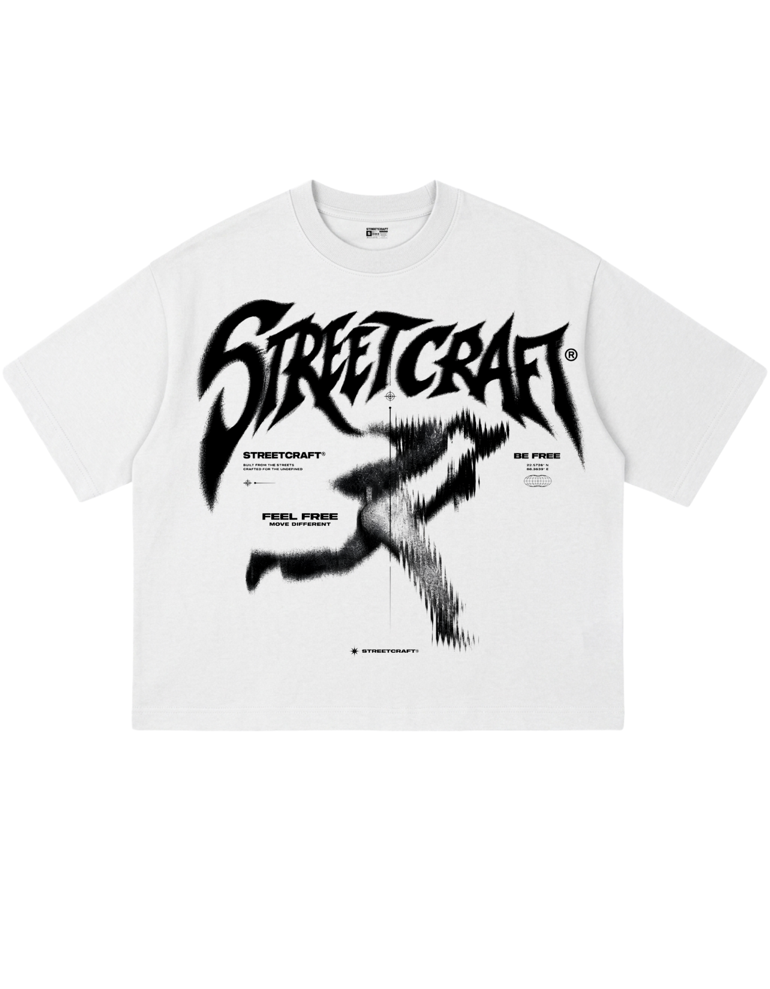 STREETCRAFT FREEDOM BOXY FIT TEE