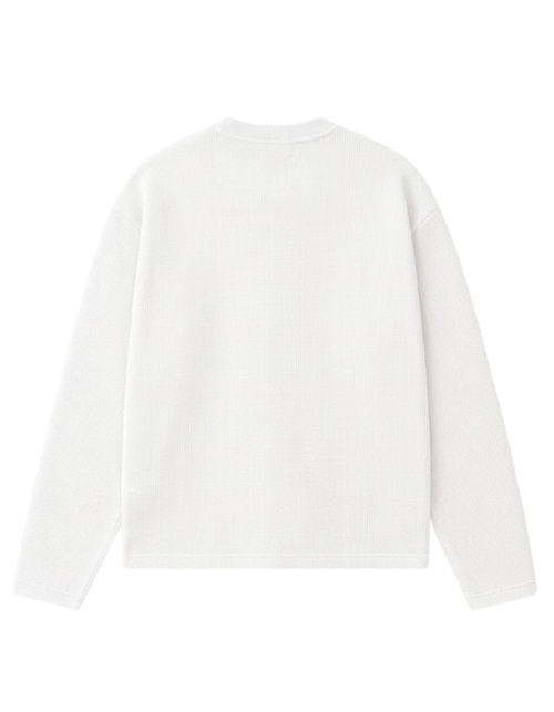 STREETCRAFT BEING ALIVE WAFFLE KNIT TEE